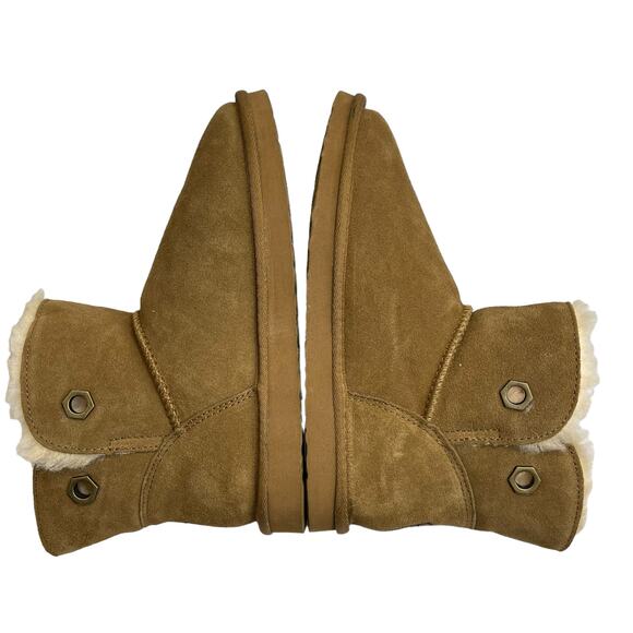 PAWZ by Bearpaw Womens Ankle Boots Size 9 Suede - Picture 2 of 11